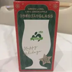 GREEN LABEL × Mrs. GREEN APPLE コラボグラス