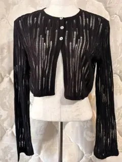 ZARA かっこいいボレロ ベルスリーブ 美品のサムネイル