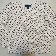 GapKids ドット柄 長袖カットソー 110