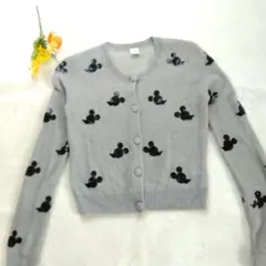 【希少】MOUSSY × Disney ミッキー スパンコール カーディガン
