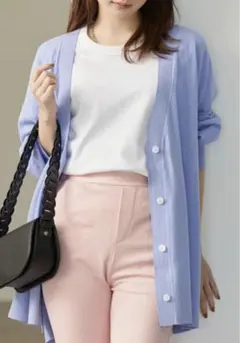 アメリカンホリック UV加工ミディカーディガン