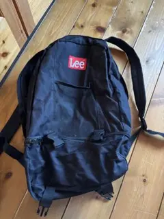 Lee ブラックバックパック メッシュポケット付きのサムネイル