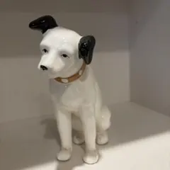 犬の置物 アンティーク 雑貨 陶器　16.5㎝