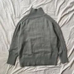 Doula Doula モックネックニット 長袖 グレー