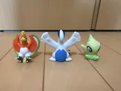 ポケモン 指人形 フィギュア ホウオウ ルギア セレビィ