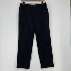 TOPVALU トップバリュ ネイビー ストレートパンツ LLサイズ