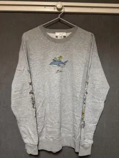 LEFT ALONE グレー スウェット XL