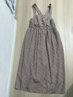 フラワープリント ジャンパースカート　Mサイズ