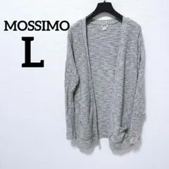 MOSSIMO グレー 長袖 カーディガン L 羽織り セーター ニットのサムネイル