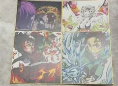 鬼滅の刃 全集中展 無限列車編・遊郭編 作画スタッフ全集中複製ミニ色紙 陸