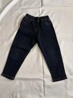 やっダークブルーデニムパンツ ウエストゴム ZARA