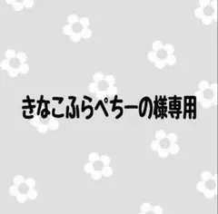 きなこふらぺちーの様専用