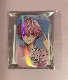 さとみ スクエア缶バッジ サイン入り