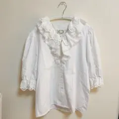 Innocent World スクエアーヨーク半袖ブラウス 白 Mサイズ Innocent World スクエアーヨーク半袖ブラウス 白 Mサイズ - メルカリ