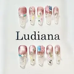 グラデーションロングネイルチップ新品即納