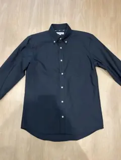 【値下・セット売可】オリヒカ　ビジカジシャツ　紺色　Sサイズ