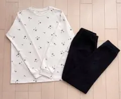 ユニクロ GIRLS エアリズムウルトラストレッチセット160cm パジャマ