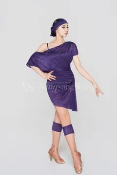 社交ダンスドレス・パープル