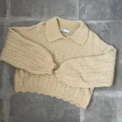 ZARA アルパカニット イエロー