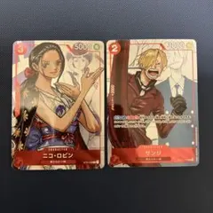 ワンピースカード　ニコ・ロビン　プロモ　パラレル　ST01-008