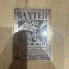 ワンピース　カード　マーシャルD ティーチ　sr