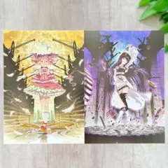 극장판 마법소녀 마도카☆마기카 바르푸르기스의 환천 특전 엽서 마도카 & 와스