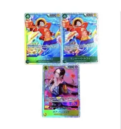 ワンピース SR PRB02-005 PRB02-017 ルフィ ハンコック