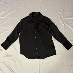 ZARA ザラ サテン風 シャツ