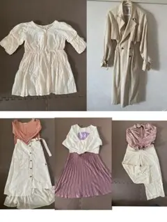春服まとめ売り　アウター付き　8点セット
