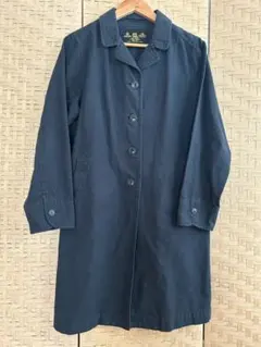 Sunny Clouds サニークラウズ　綿麻コート　ネイビー　LLサイズ