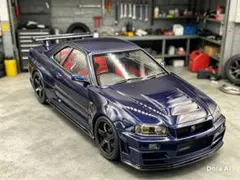 FH 1/64 日産 スカイライン GT-R BCNR33（ブラック／フル開閉 - メルカリ