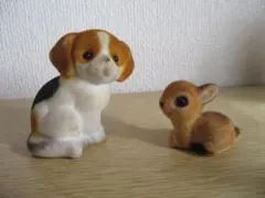 CENTEX　センテックス　フロッキー　鹿　犬　レトロ　２点
