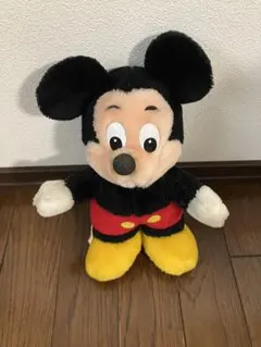 ミッキーマウス ぬいぐるみ TOMY 約21cm レトロ レア ディズニー