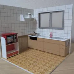 背景ボード　ドールハウス