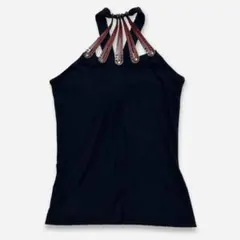 Jean Paul GAULTIER FEMME ホルターネックトップ レザーのサムネイル