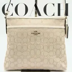 美品 COACH ショルダーバッグ シグネチャー ロゴパターン F29960