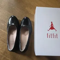 fitfit パンプス ブラック　美品のサムネイル