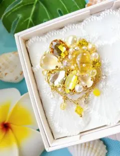 大サイズ【新販売】夏 いちご トロピカル シャラシャラ♡