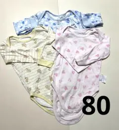 【ディズニー】UNIQLO ユニクロ　長袖ボディスーツ 80