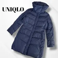 ユニクロ/ダウンジャケット/ボリュームダウンジャケット/ダブルジップ/ネイビー