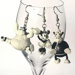 ディズニー ハンドメイド ピアス 3点セット