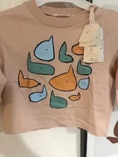 minä perhonen 魚イラスト Tシャツ 90/2Yのサムネイル