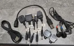 マルチ充電ケーブル 変換アダプター イヤホンセット