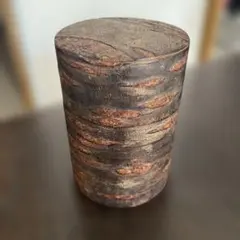 桜皮細工 茶筒 樺細工