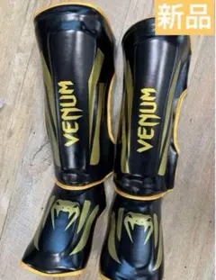 【新品】キックボクシングべヌムレガースMサイズ【値下げ交渉不可】