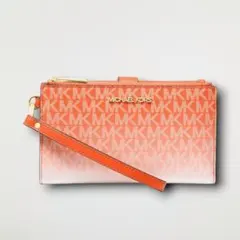 新品　正規品　マイケルコース　MICHAEL KORS　長財布　オレンジ