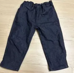 プティマイン　デニム　ゆるっパンツ　90