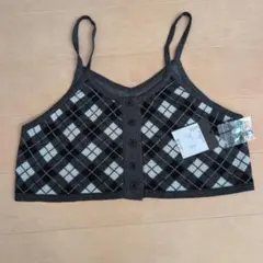 カスタネ　ニットビスチェ