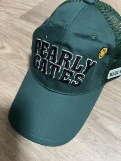 PEARLY GATES メッシュキャップ グリーン