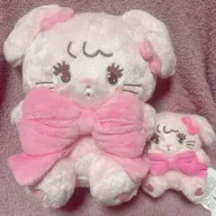 mikko characters 抱きしめおリボンぬいぐるみ　キャミー　セット